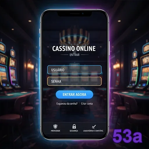 Atendente em chat no app 53a com suporte local